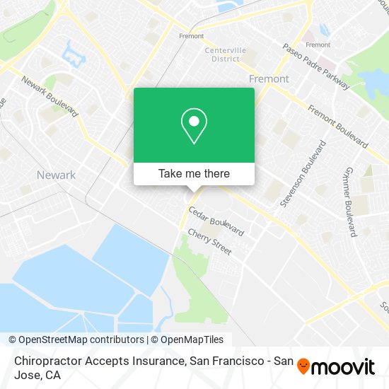 Mapa de Chiropractor Accepts Insurance