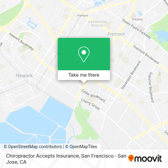 Chiropractor Accepts Insurance map