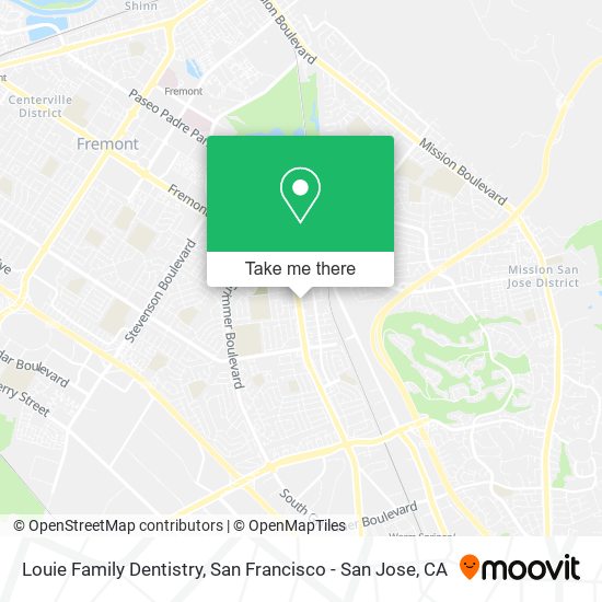 Mapa de Louie Family Dentistry