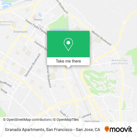 Granada Apartments map