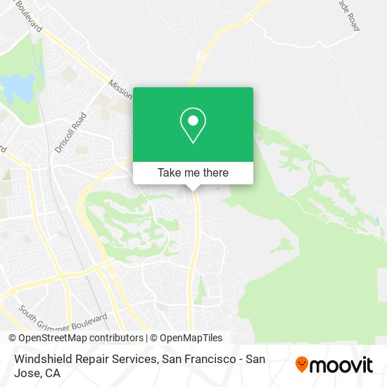 Windshield Repair Services map