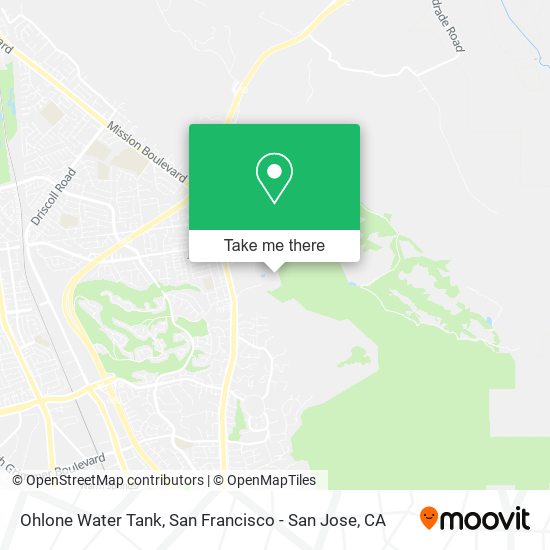 Ohlone Water Tank map