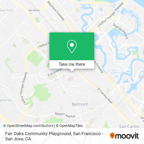 Fair Oaks Community Playground map