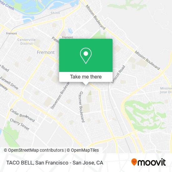 TACO BELL map