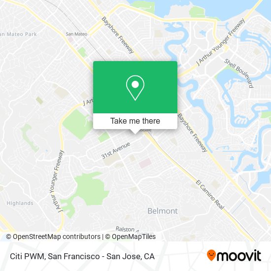 Mapa de Citi PWM