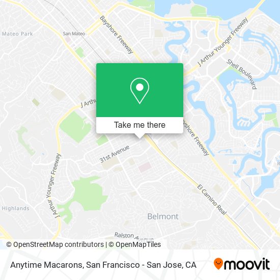 Mapa de Anytime Macarons