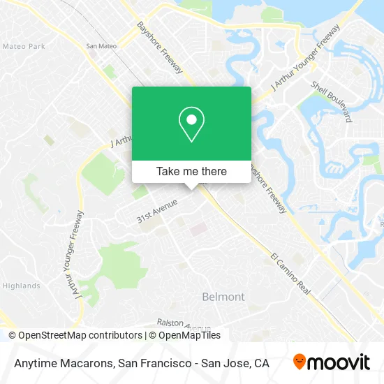 Mapa de Anytime Macarons