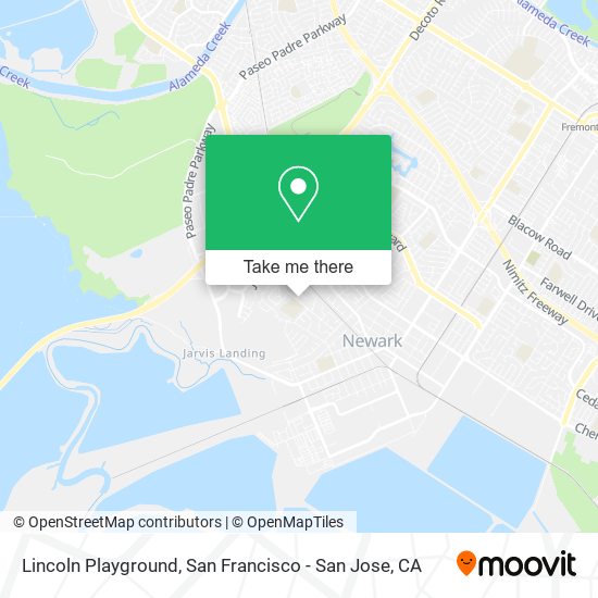 Lincoln Playground map
