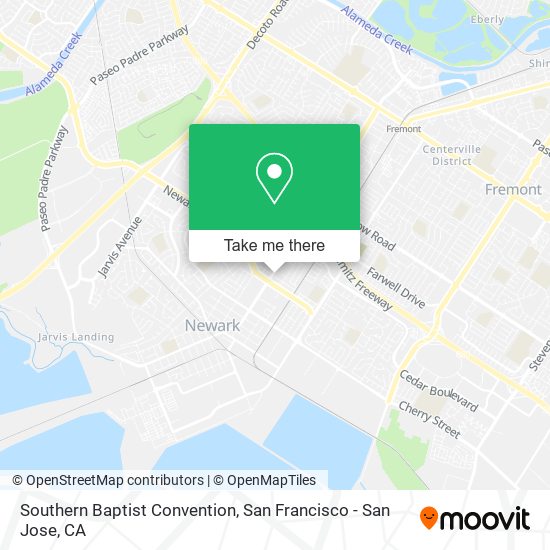 Southern Baptist Convention map