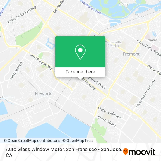 Auto Glass Window Motor map