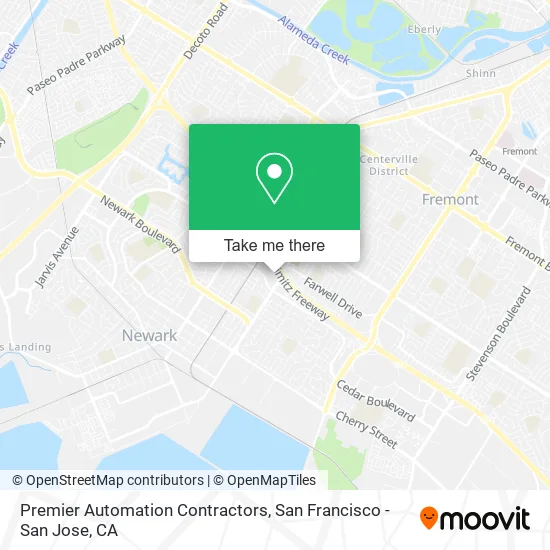 Premier Automation Contractors map