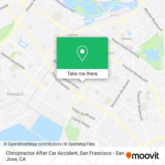 Chiropractor After Car Accident map