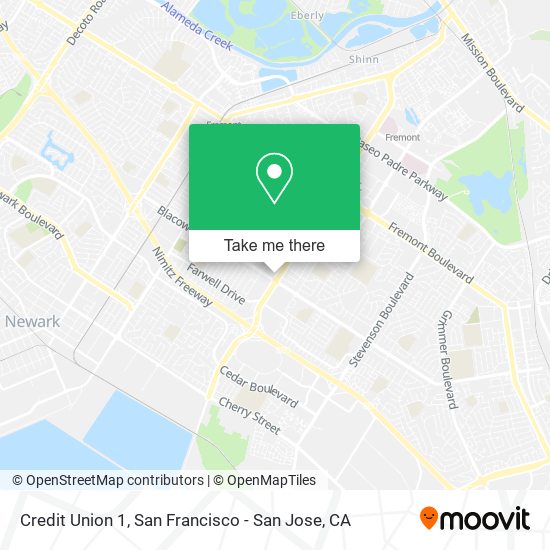 Credit Union 1 map