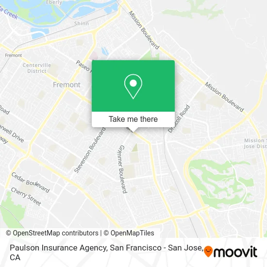 Paulson Insurance Agency map
