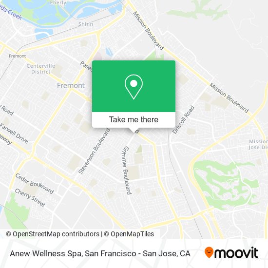 Anew Wellness Spa map