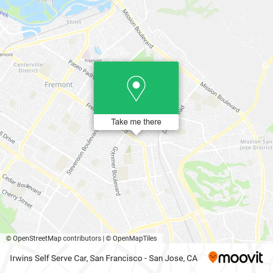 Mapa de Irwins Self Serve Car