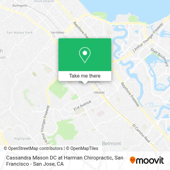 Cassandra Mason DC at Harman Chiropractic map