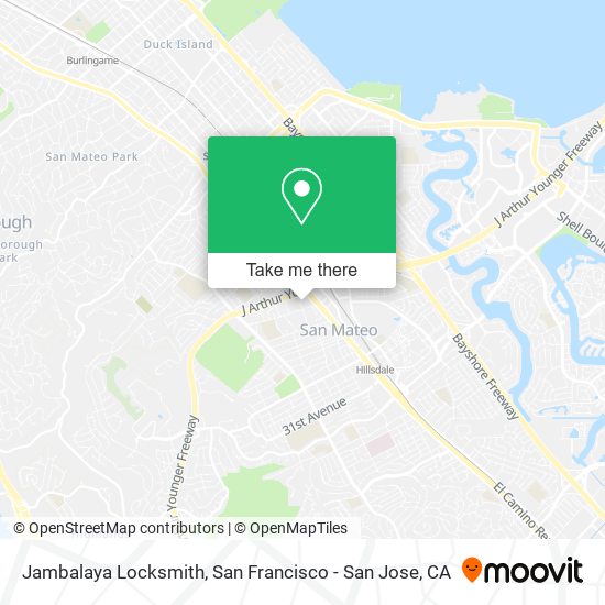 Mapa de Jambalaya Locksmith