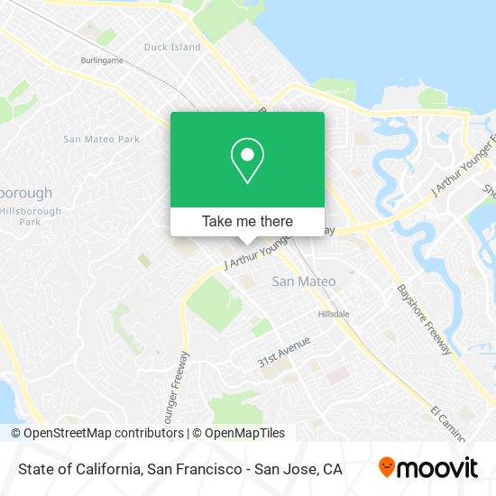 State of California map