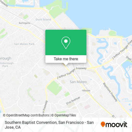 Southern Baptist Convention map
