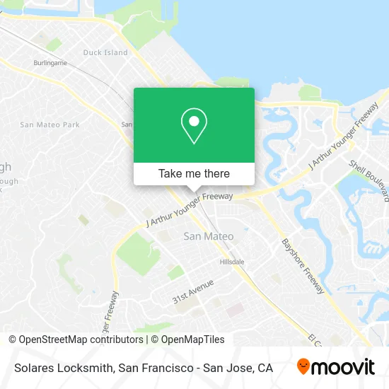 Solares Locksmith map