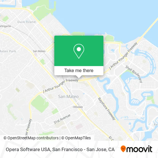 Opera Software USA map