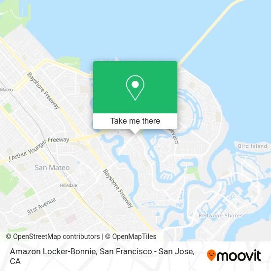 Amazon Locker-Bonnie map