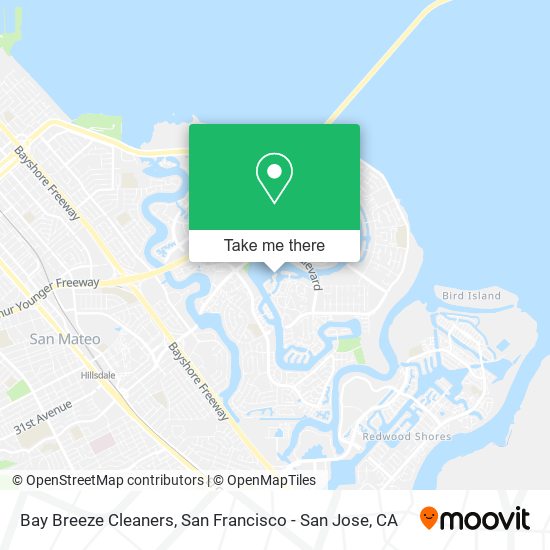Bay Breeze Cleaners map