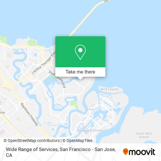 Wide Range of Services map