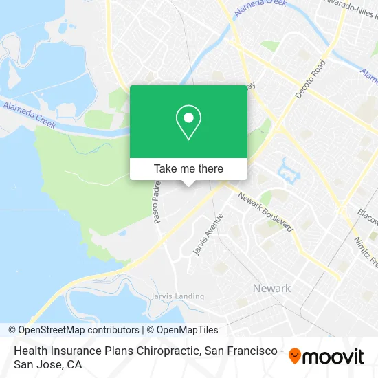 Health Insurance Plans Chiropractic map