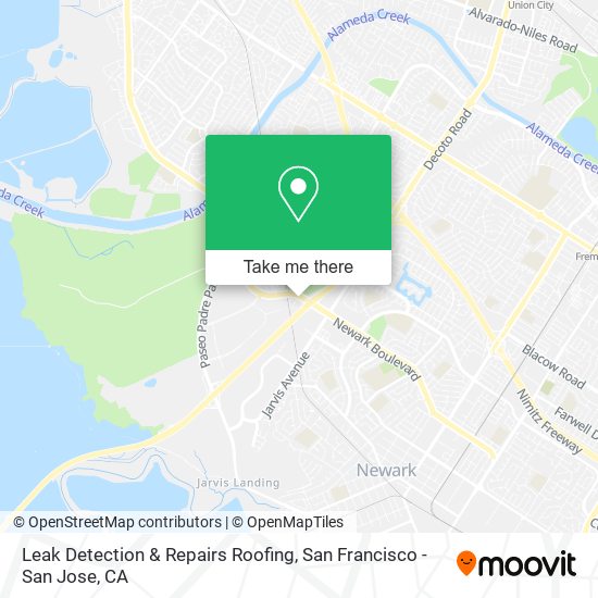 Leak Detection & Repairs Roofing map