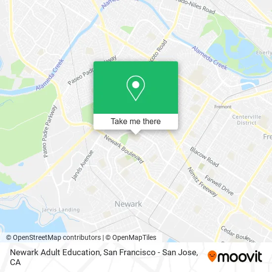 Mapa de Newark Adult Education