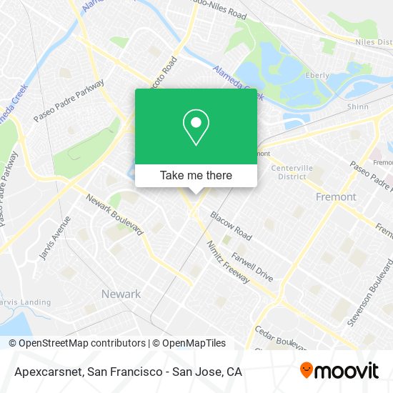 Mapa de Apexcarsnet