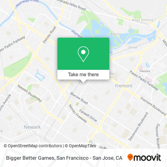 Mapa de Bigger Better Games