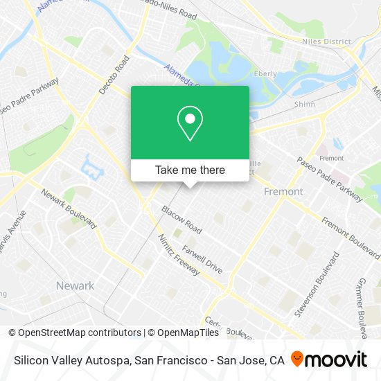 Mapa de Silicon Valley Autospa