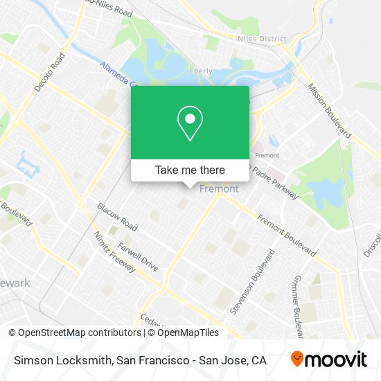 Simson Locksmith map