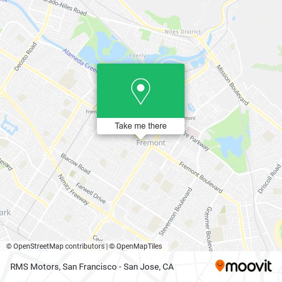 Mapa de RMS Motors