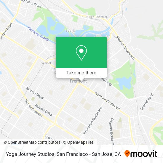 Yoga Journey Studios map