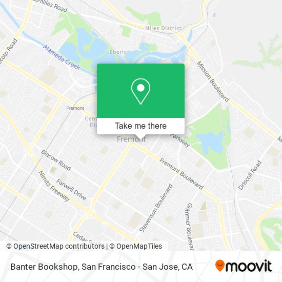 Mapa de Banter Bookshop