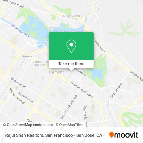 Rajul Shah Realtors map