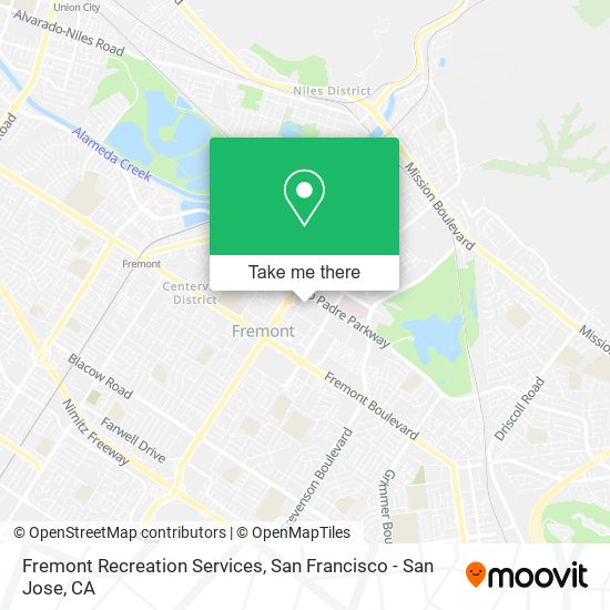 Mapa de Fremont Recreation Services