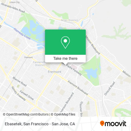 Mapa de Ebasetek