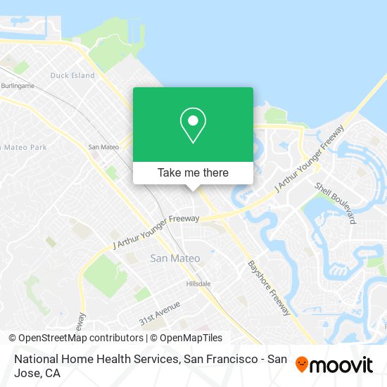 National Home Health Services map