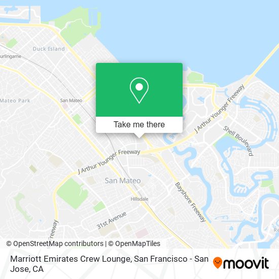 Mapa de Marriott Emirates Crew Lounge