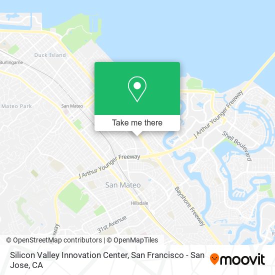 Mapa de Silicon Valley Innovation Center