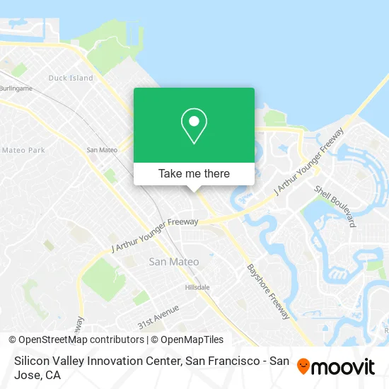 Silicon Valley Innovation Center map