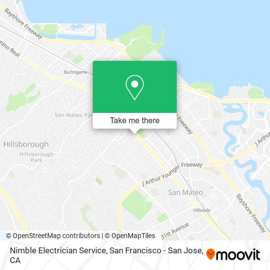 Nimble Electrician Service map