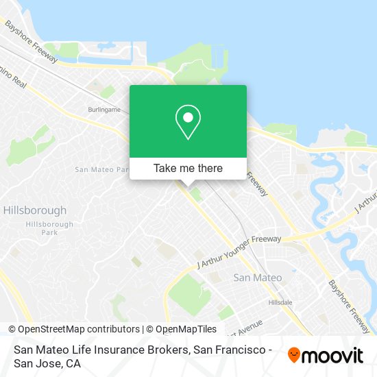 Mapa de San Mateo Life Insurance Brokers