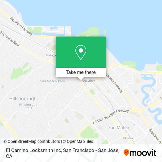 El Camino Locksmith Inc map