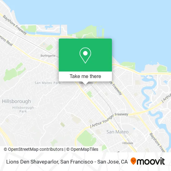 Mapa de Lions Den Shaveparlor